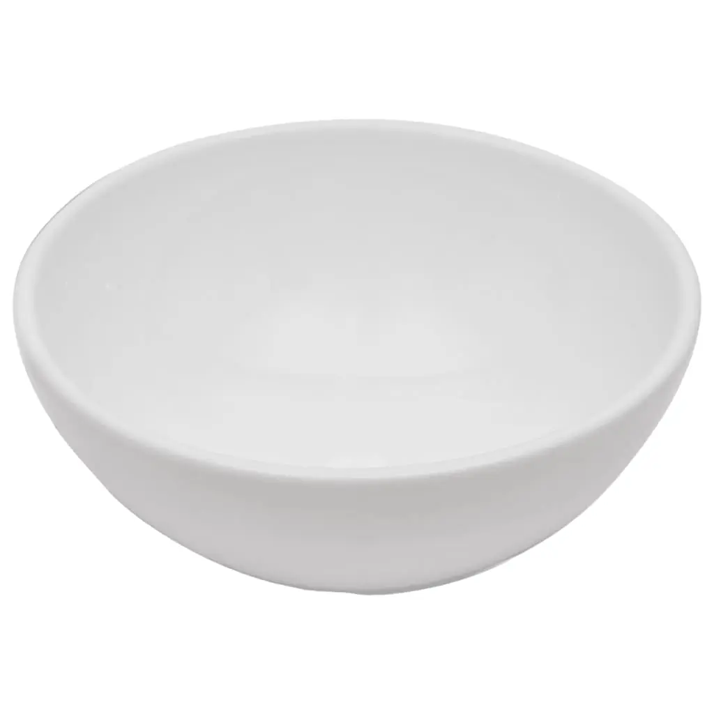 vidaXL Three Piece Bathroom Furniture Set Ceramic Black