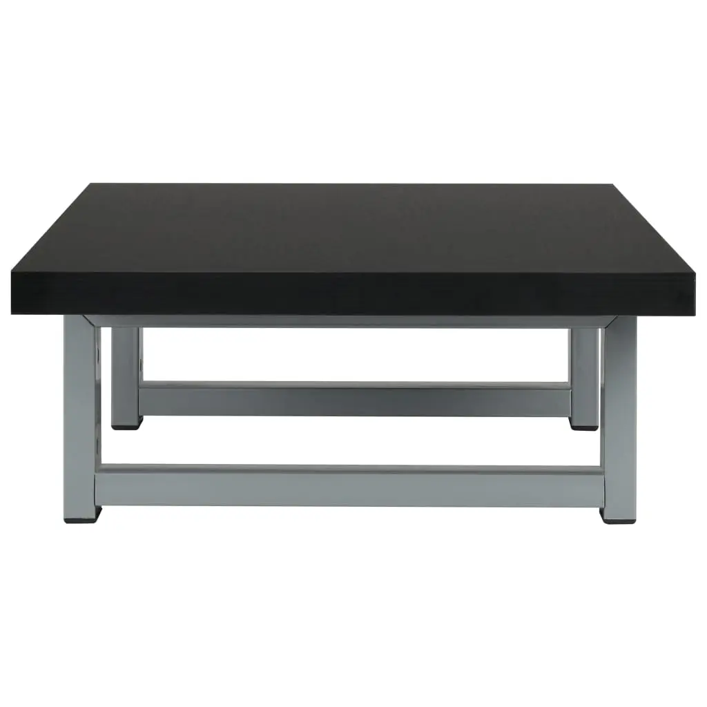 vidaXL Three Piece Bathroom Furniture Set Ceramic Black