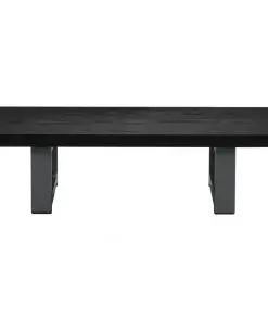 vidaXL Three Piece Bathroom Furniture Set Ceramic Black