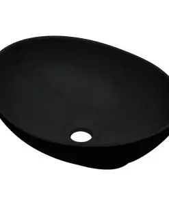 vidaXL Two Piece Bathroom Furniture Set Ceramic White