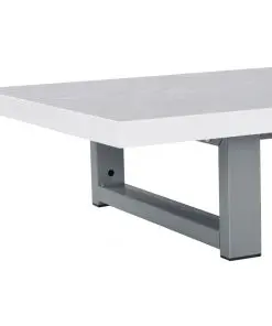 vidaXL Two Piece Bathroom Furniture Set Ceramic White