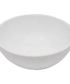 vidaXL Three Piece Bathroom Furniture Set Ceramic White