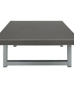 vidaXL Three Piece Bathroom Furniture Set Ceramic Grey