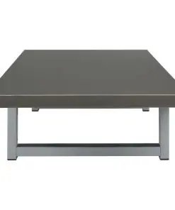 vidaXL Three Piece Bathroom Furniture Set Ceramic Grey