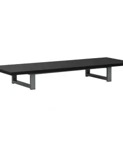 vidaXL Three Piece Bathroom Furniture Set Ceramic Black