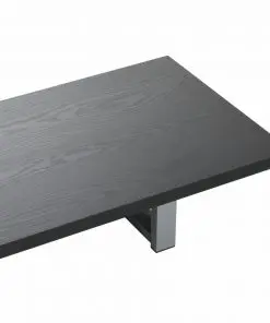 vidaXL Three Piece Bathroom Furniture Set Ceramic Black