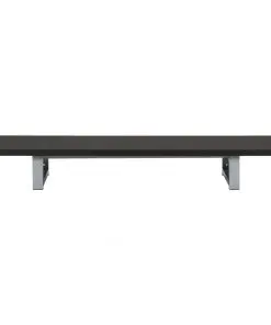 vidaXL Three Piece Bathroom Furniture Set Ceramic Black