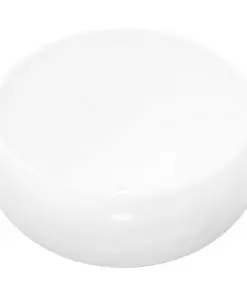 vidaXL Three Piece Bathroom Furniture Set Ceramic Black