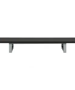 vidaXL Three Piece Bathroom Furniture Set Ceramic Black