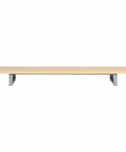 vidaXL Three Piece Bathroom Furniture Set Ceramic Oak