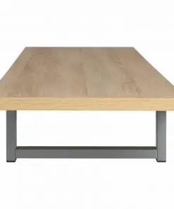 vidaXL Three Piece Bathroom Furniture Set Ceramic Oak