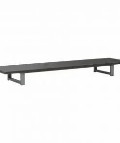 vidaXL Three Piece Bathroom Furniture Set Ceramic Grey