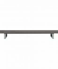 vidaXL Three Piece Bathroom Furniture Set Ceramic Grey