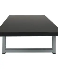 vidaXL Three Piece Bathroom Furniture Set Ceramic Black