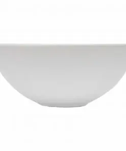 vidaXL Three Piece Bathroom Furniture Set Ceramic White