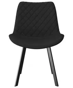 vidaXL Dining Chairs 4 pcs Grey Faux Leather