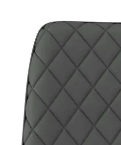 vidaXL Dining Chairs 4 pcs Light Grey Faux Leather