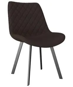 vidaXL Dining Chairs 6 pcs Brown Faux Leather