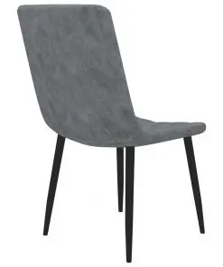 vidaXL Dining Chairs 6 pcs Grey Faux Leather