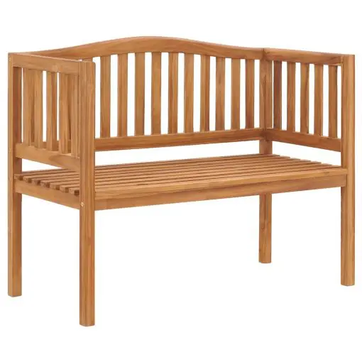 vidaXL Garden Bench 120 cm Solid Teak Wood