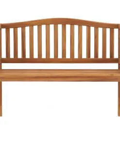 vidaXL Garden Bench 120 cm Solid Teak Wood