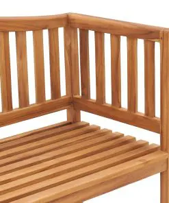 vidaXL Garden Bench 150 cm Solid Teak Wood