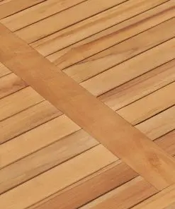 vidaXL Garden Dining Table 120x70x77 cm Solid Teak Wood