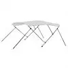 vidaXL 3 Bow Bimini Top White 183x180x140 cm vidaXL 3 Bow Bimini Top White 183x180x140 cm