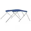 vidaXL 3 Bow Bimini Top Blue 183x140x140 cm