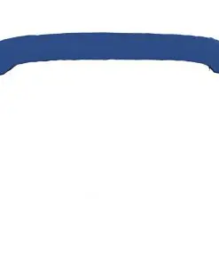 vidaXL 3 Bow Bimini Top Blue 183x160x140 cm