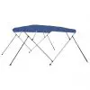 vidaXL 4 Bow Bimini Top Blue 243x196x117 cm vidaXL 4 Bow Bimini Top Blue 243x196x117 cm