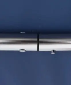 vidaXL 4 Bow Bimini Top Blue 243x210x117 cm