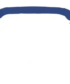 vidaXL 4 Bow Bimini Top Blue 243x210x117 cm