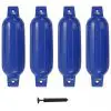 vidaXL Boat Fender 4 pcs Blue 41×11.5 cm PVC vidaXL Boat Fender 4 pcs Blue 41×11.5 cm PVC