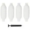 vidaXL Boat Fender 4 pcs White 41×11.5 cm PVC