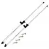 vidaXL Bimini Top Support Poles 2 pcs Aluminium