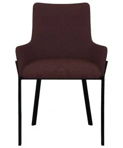 vidaXL Dining Chairs 4 pcs Wine Fabric