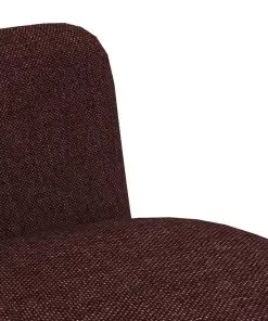vidaXL Dining Chairs 4 pcs Wine Fabric