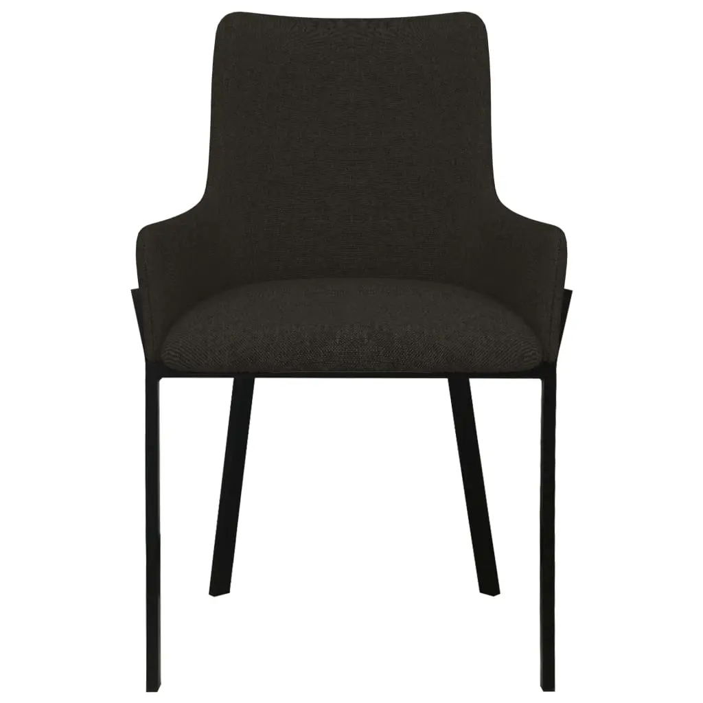 vidaXL Dining Chairs 4 pcs Taupe Fabric