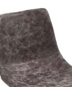 vidaXL 9 Piece Dining Set Brown Faux Leather