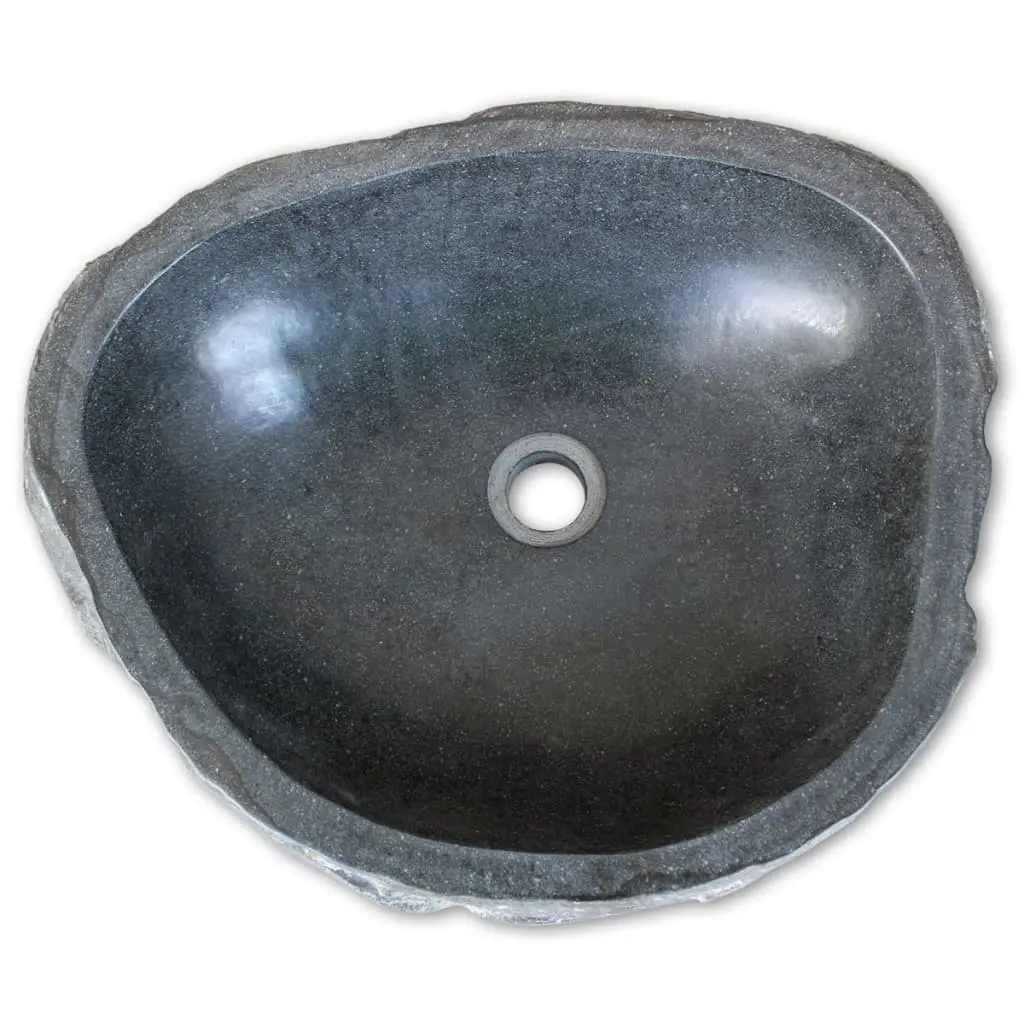 vidaXL Basin River Stone Oval 46-52 cm