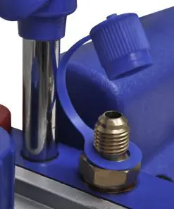 vidaXL Single Stage Vacuum Pump with 4-Way Manifold Gauge Set