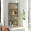 vidaXL 4-Tier Book Cabinet Sonoma Oak 60x24x142 cm Chipboard