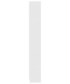 vidaXL 5-Tier Book Cabinet White 60x24x175 cm Chipboard