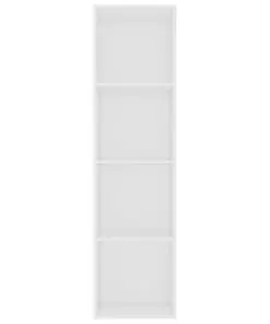 vidaXL Book Cabinet White 40x30x151.5 cm Chipboard