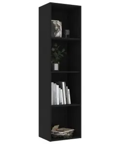 vidaXL Book Cabinet Black 40x30x151.5 cm Chipboard
