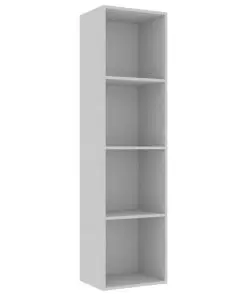 vidaXL Book Cabinet Grey 40x30x151.5 cm Chipboard