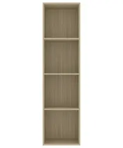 vidaXL Book Cabinet Sonoma Oak 40x30x151.5 cm Chipboard
