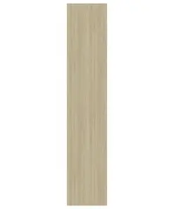 vidaXL Book Cabinet Sonoma Oak 40x30x151.5 cm Chipboard
