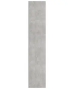 vidaXL Book Cabinet Concrete Grey 40x30x151.5 cm Chipboard